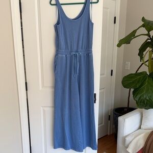 Free People Movement Sleeveless Blue Jumpsuit - good for the tall girls!